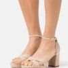 LEATHER - Plateausandalette - Beige 1 LEATHER - Plateausandalette - Beige -Anna Field Store 14874fb7a3704fde8e20002f98831cec