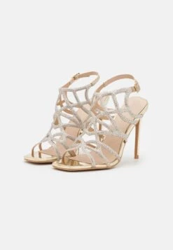 Anna Field LEATHER - High Heel Sandalette - Gold 10 Anna Field LEATHER - High Heel Sandalette - Gold -Anna Field Store 684878368bdd4ca7b43bae05e6542152