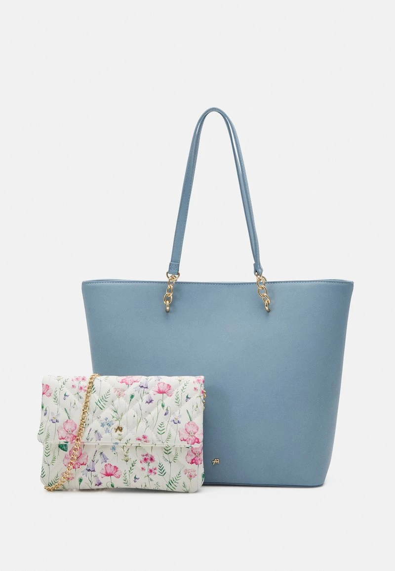 Anna Field SET - Shopping Bag - Blue 3 Anna Field SET - Shopping Bag - Blue