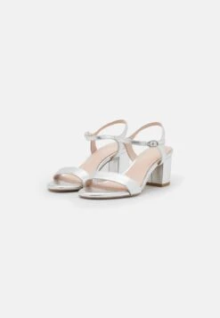 Anna Field LEATHER - Riemensandalette - Silver -Anna Field Store 8ce0c9b46f9f41c29e5eca00a046d1ab