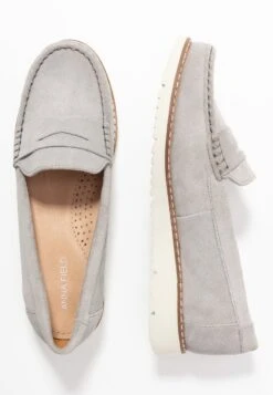 Anna Field COMFORT LEATHER - Slipper - Grey 11 Anna Field COMFORT LEATHER - Slipper - Grey -Anna Field Store 91c037ae0fd845eb95c65013e2cb4387