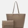 Anna Field SET - Handtasche - Taupe -Anna Field Store 9af43f57fe20405da1bafbf66cfccf90