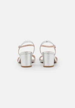Anna Field LEATHER - Riemensandalette - Silver -Anna Field Store a392da5215d34f83bf182dde831793cf