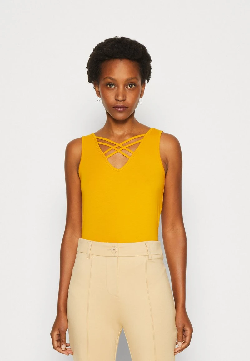 Anna Field Top - Dark Yellow 3 Anna Field Top - Dark Yellow