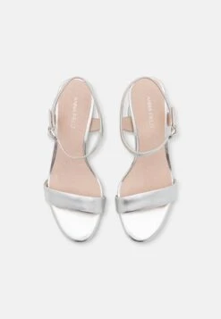 Anna Field LEATHER - Riemensandalette - Silver -Anna Field Store d8175a71baaa42b89c0f78ec1aba1ef6