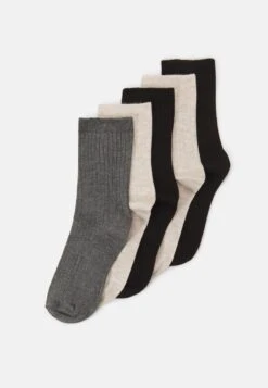 Anna Field 5 PACK - Socken - Beige/black/grey -Anna Field Store dea7449edcb441f7b7474480476e34b4 1