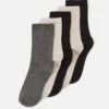 Anna Field 5 PACK - Socken - Beige/black/grey -Anna Field Store dea7449edcb441f7b7474480476e34b4