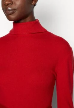 Anna Field ROLLKRAGEN RIPP MINI STRICKKLEID MIT GÜRTEL - Strickkleid - Red -Anna Field Store e229e9715e964e678ca460f88b8a65a3